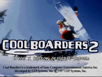 Cool Boarders 2 (US) screen shot title